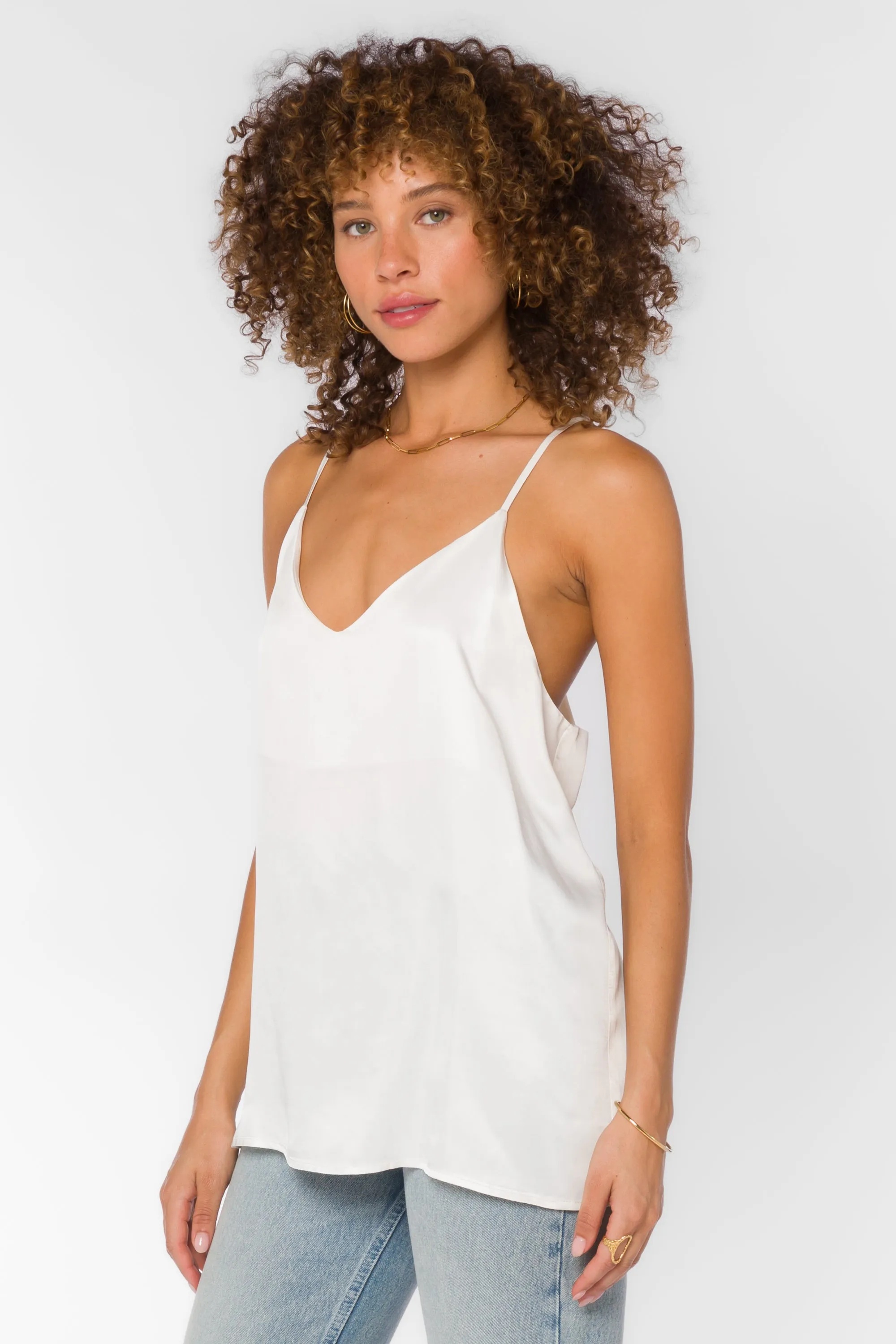 Moxie White Cami