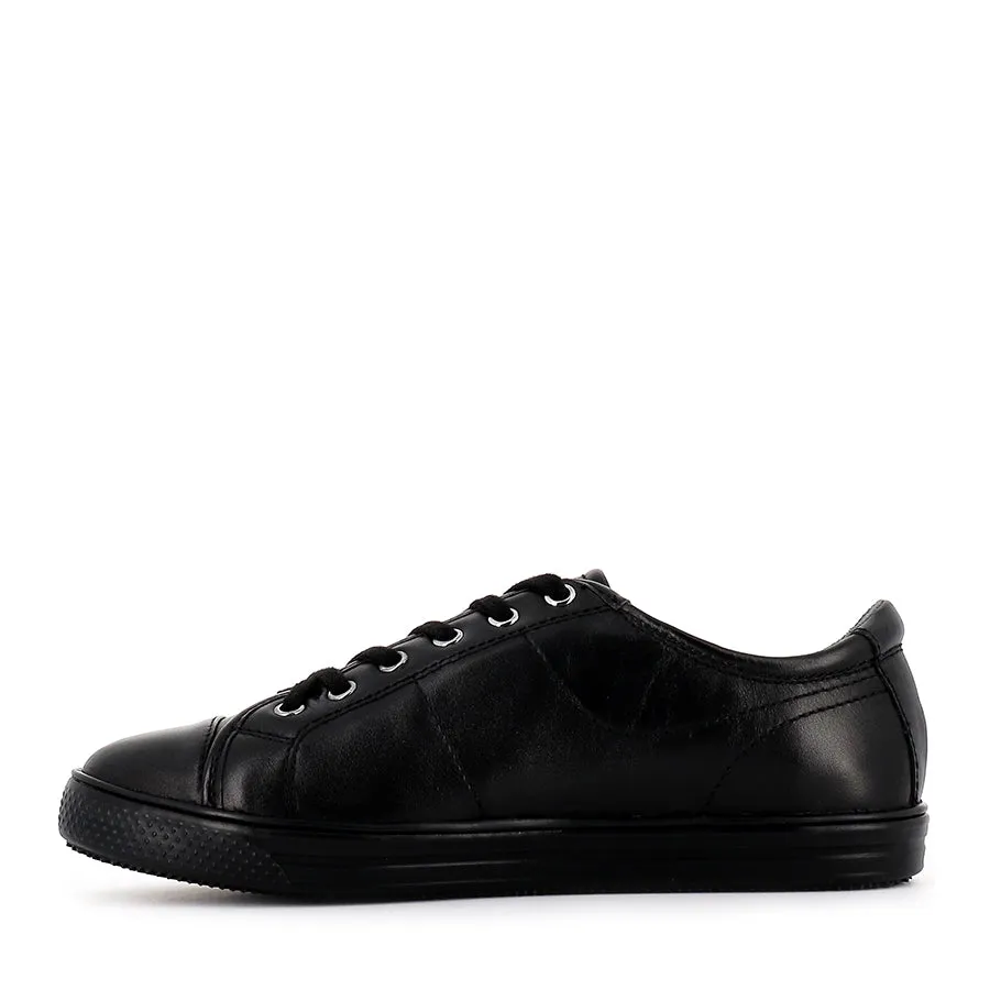 NAT II - BLACK BLACK LEATHER