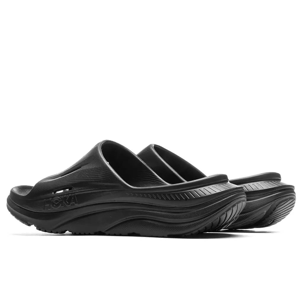 Ora Recovery Slide 3 - Black/Black