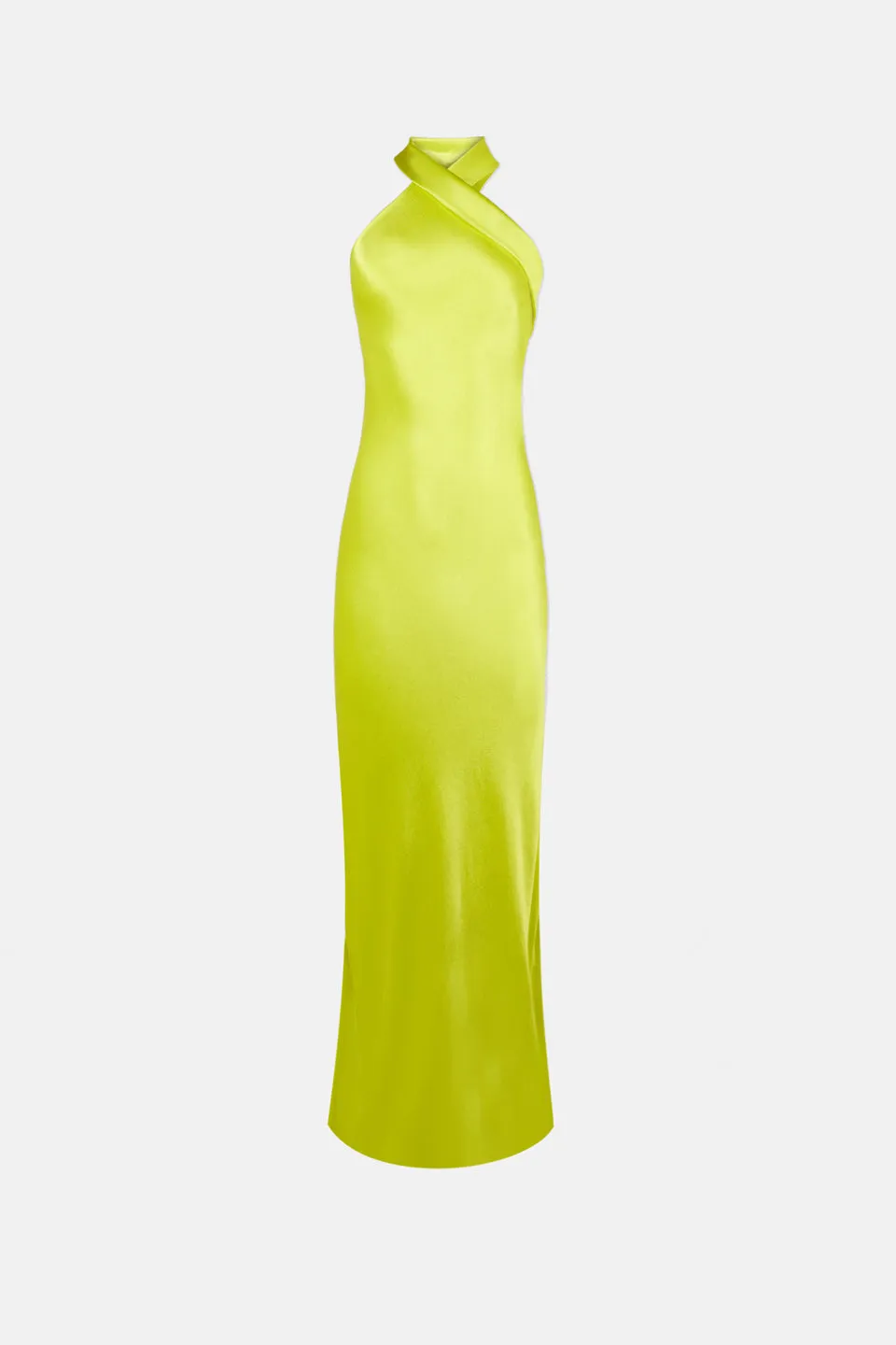 Pandora Dress - Lime Yellow