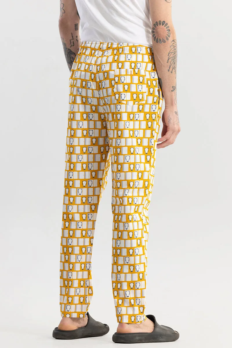 Penguin Print Yellow Pyjama