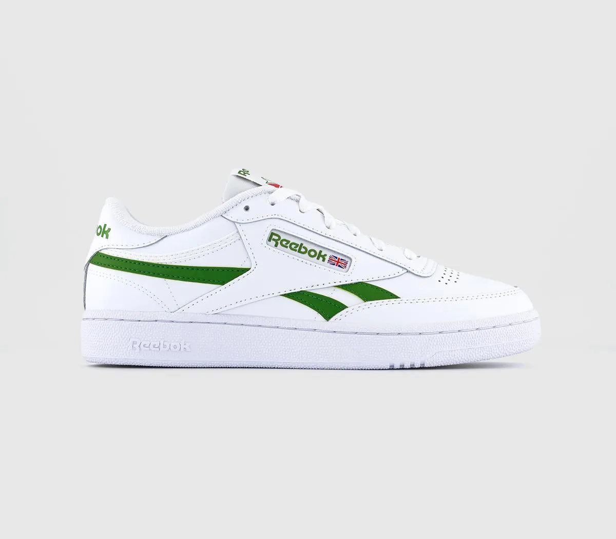 Reebok Club C Revenge White White Green Trainers