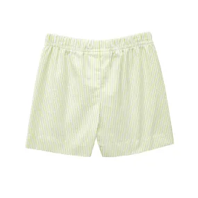 Seersucker Shorts - Lime Green