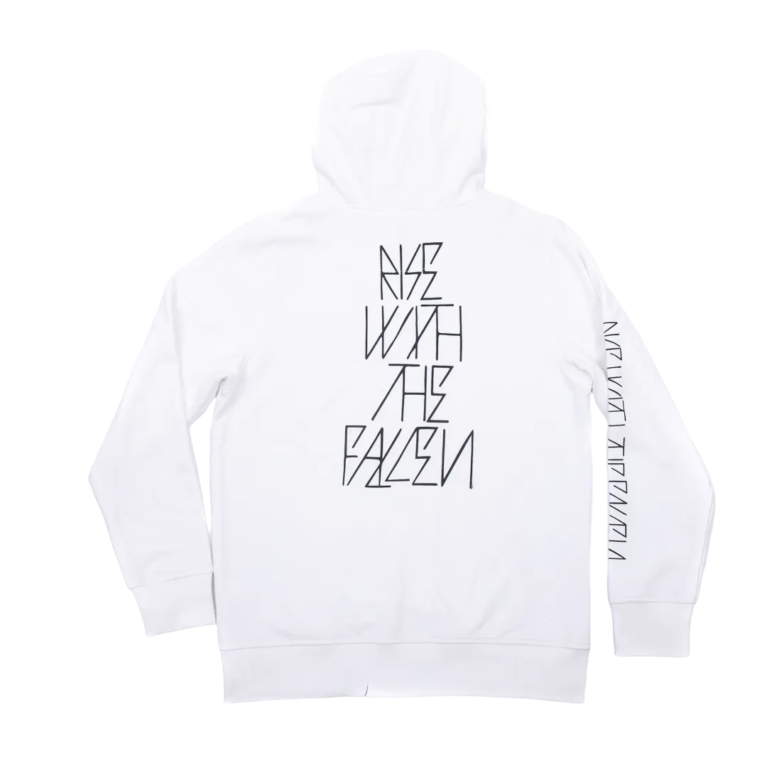 STACKED HOODIE WHITE