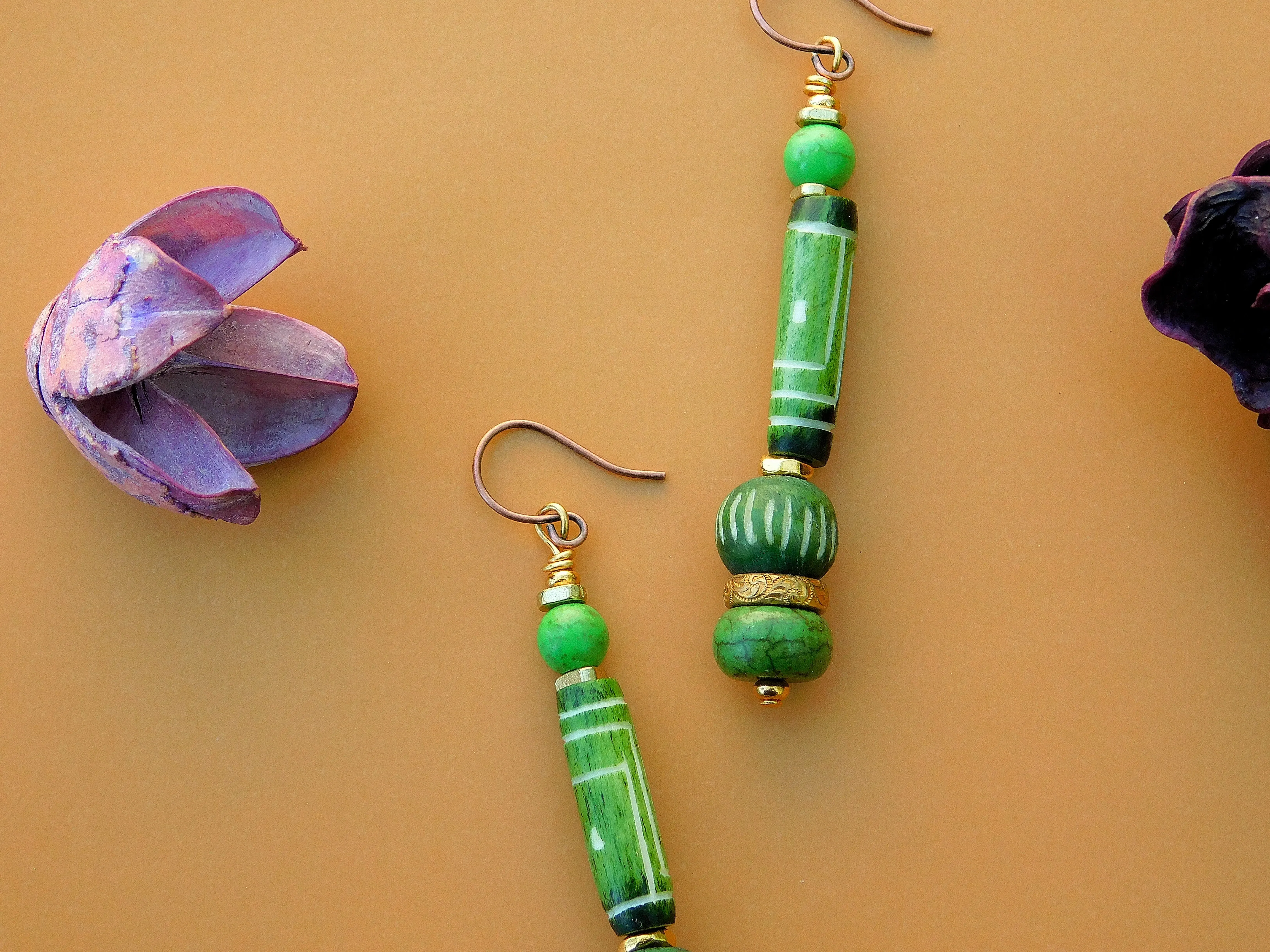 Summer Green Earrings