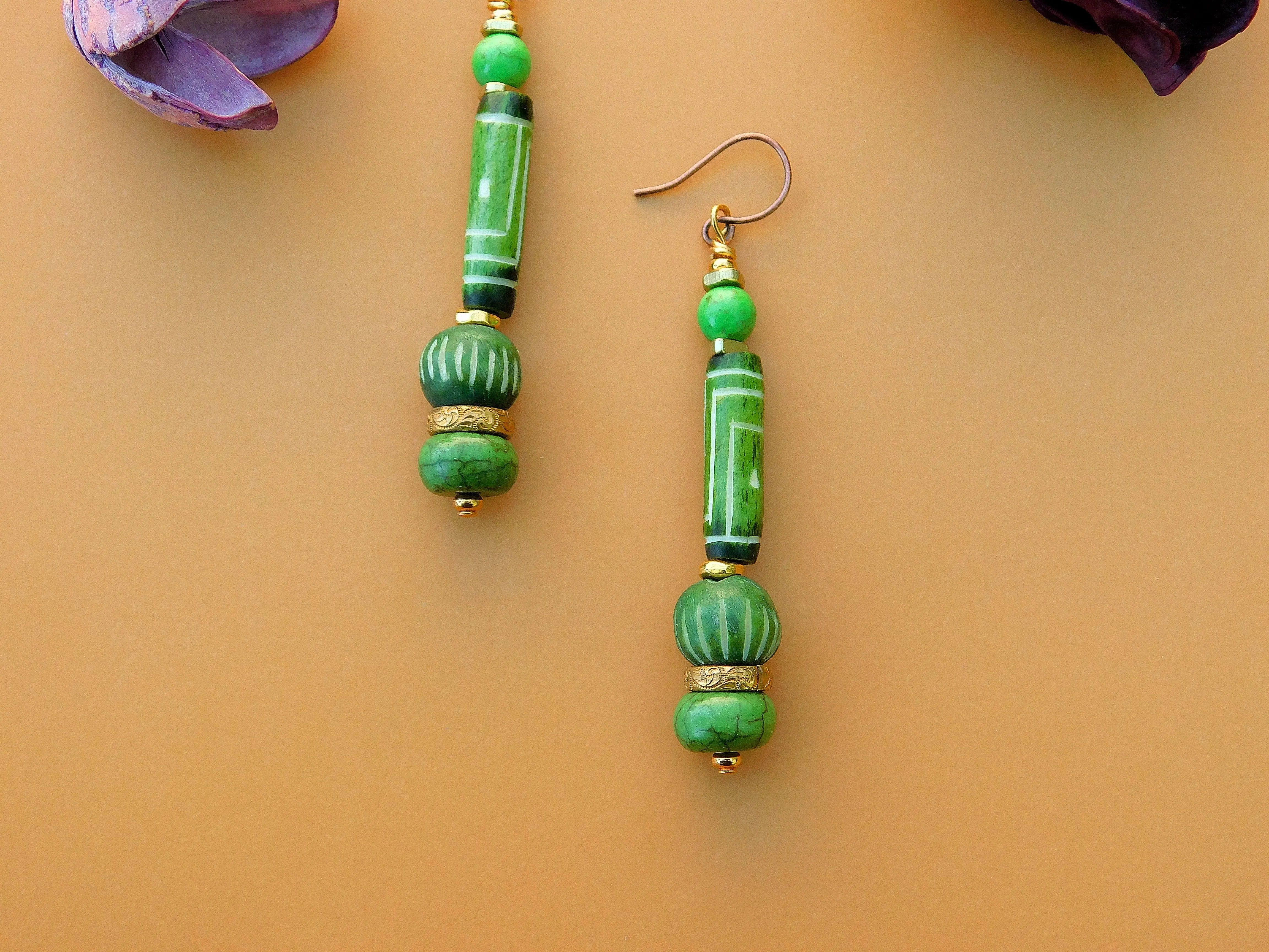 Summer Green Earrings