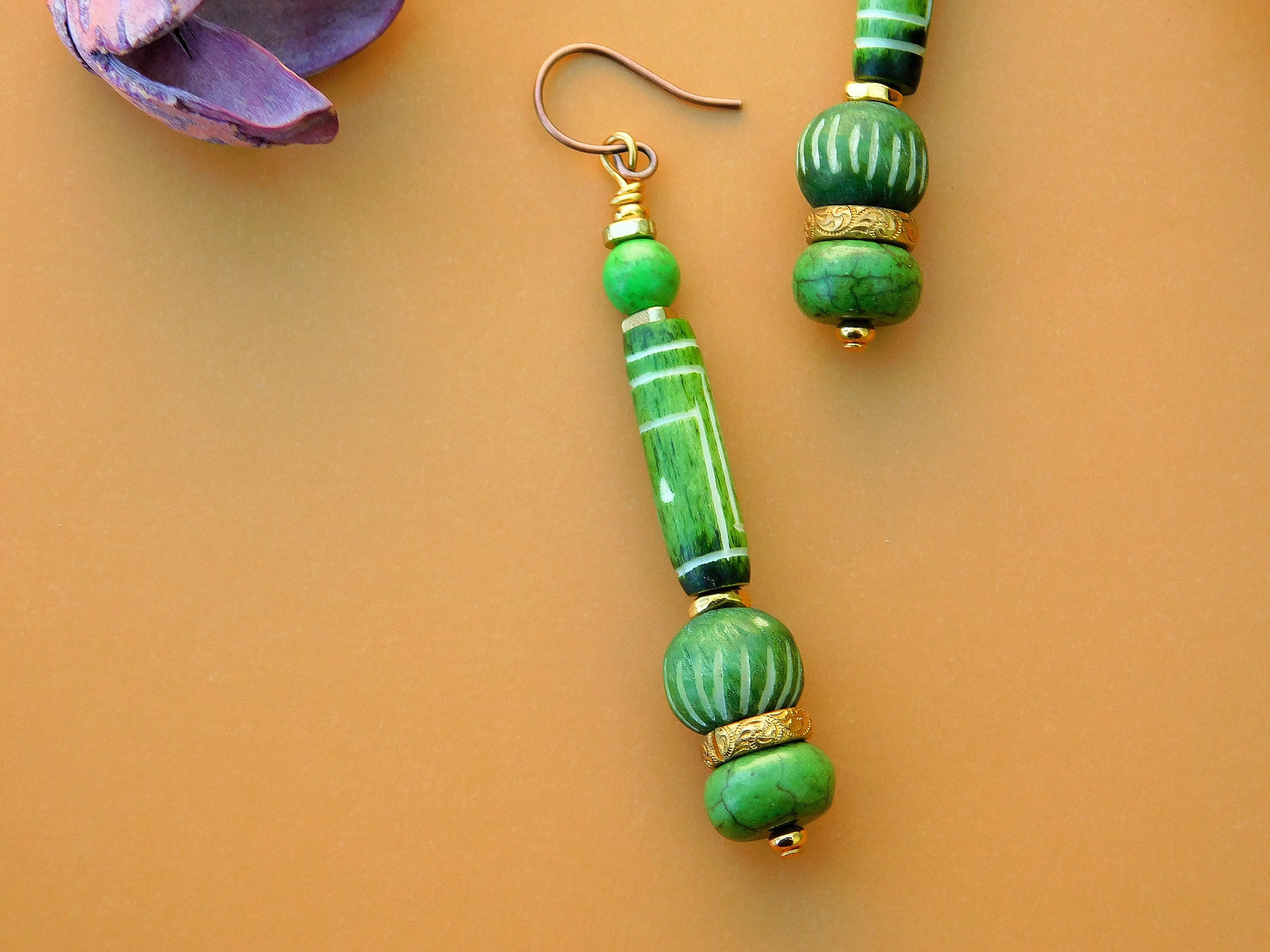 Summer Green Earrings