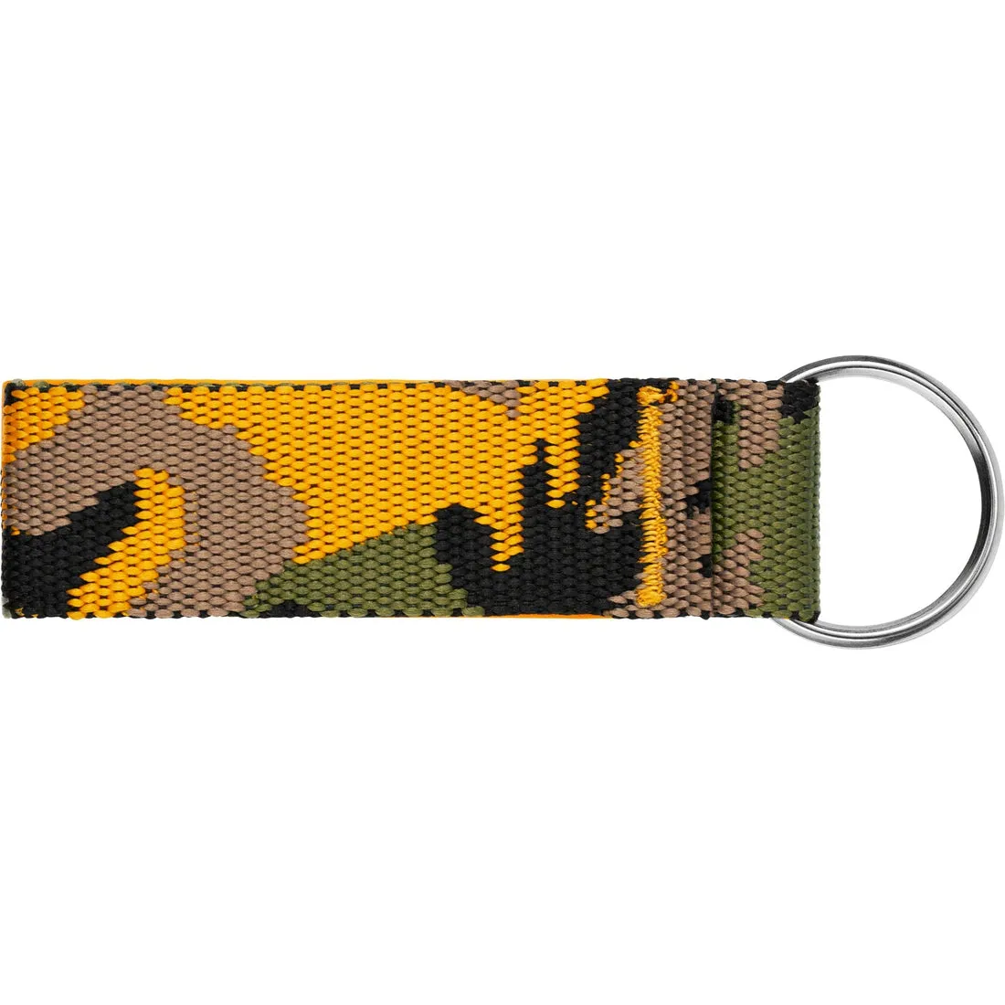 SUPREME WEBBING KEYCHAIN-YELLOW