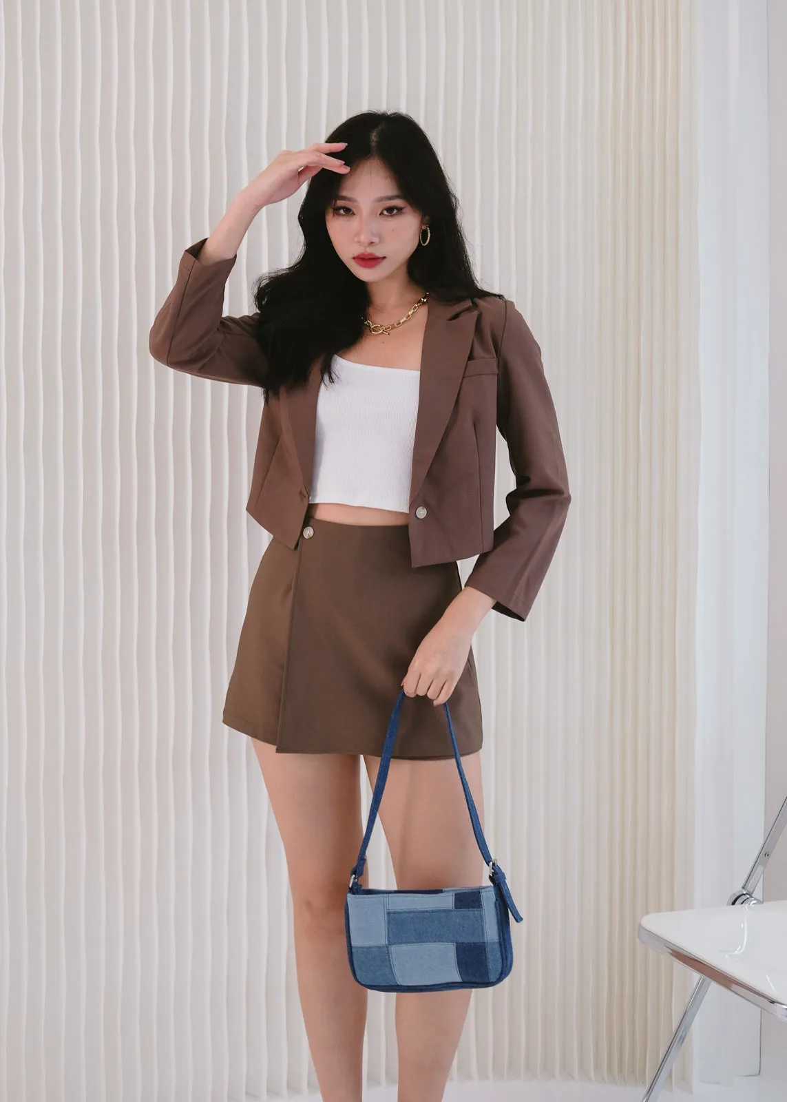 Tasha Blazer in Brown