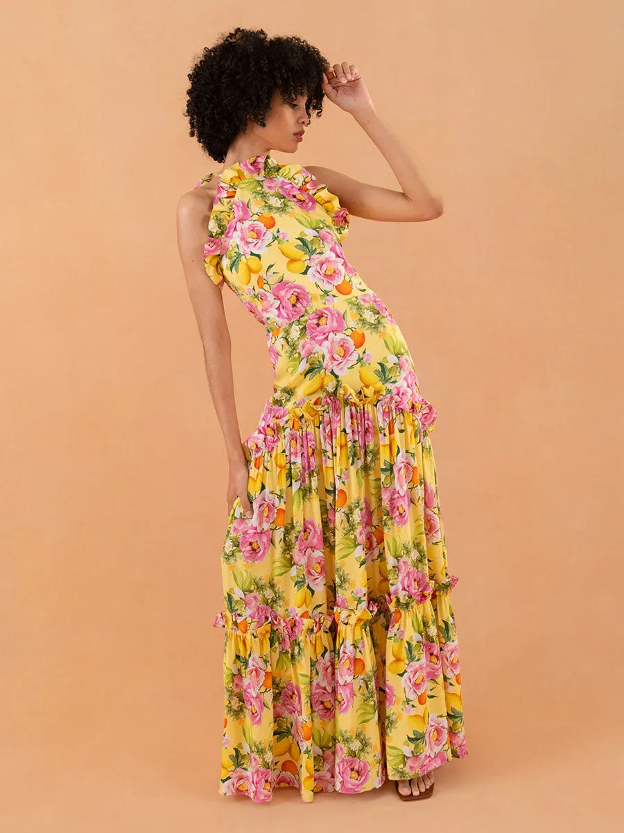 Tatiana Maxi Dress - Peonia Yellow