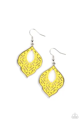 Thessaly Terrace - Yellow Earrings