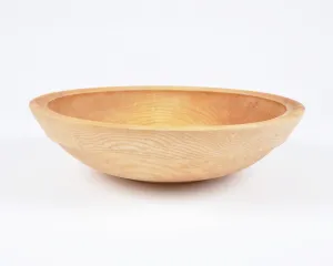 Vintage Home Decor-Wood Turned Bowl-Solid Ash Wood-Large-Farmhouse Décor-Mike Mahoney