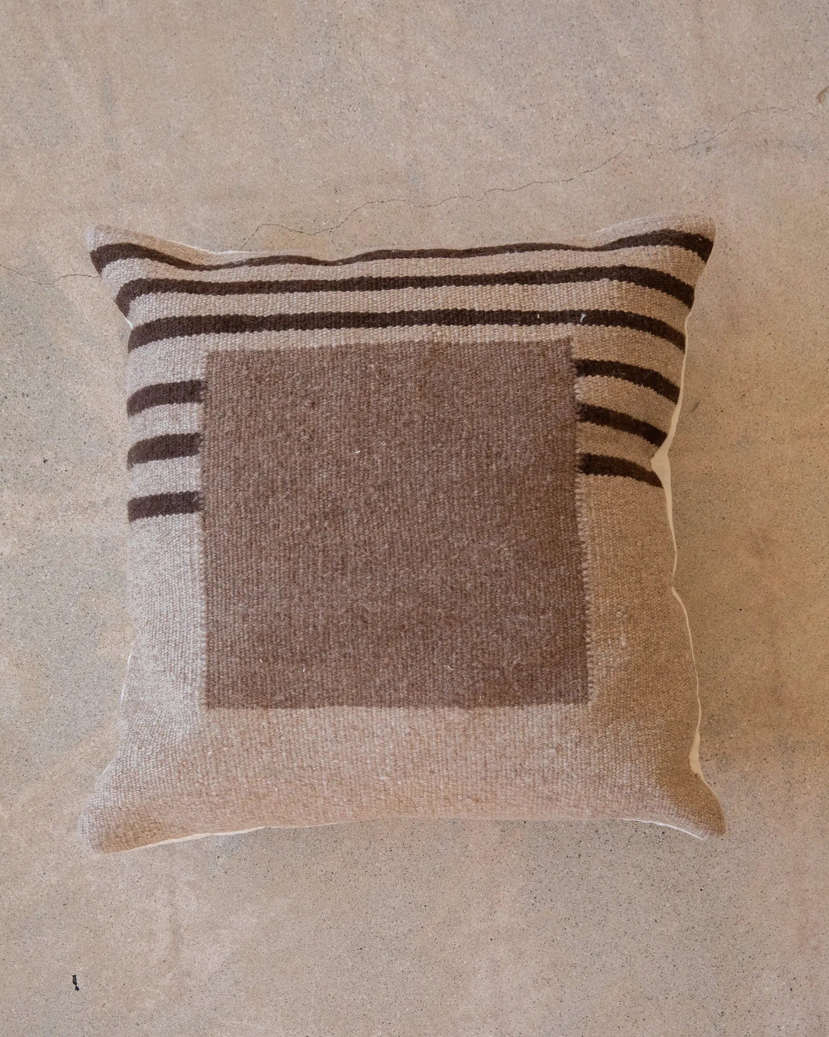 Vintage Kilim Brown Pillow