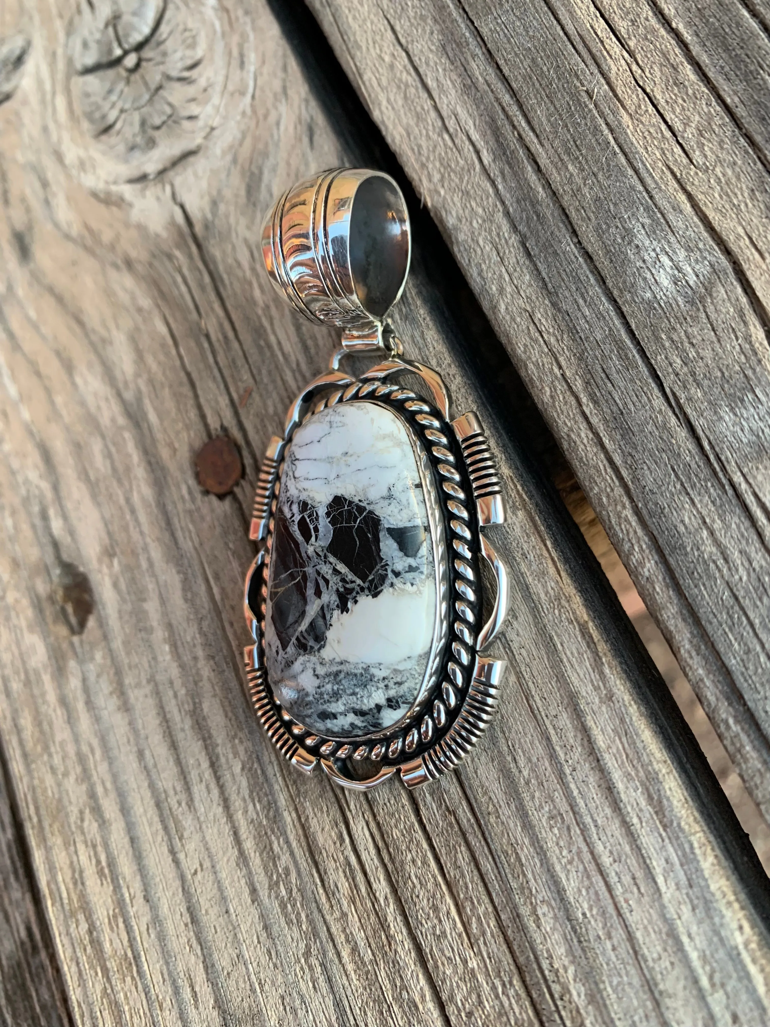 White Buffalo pendant