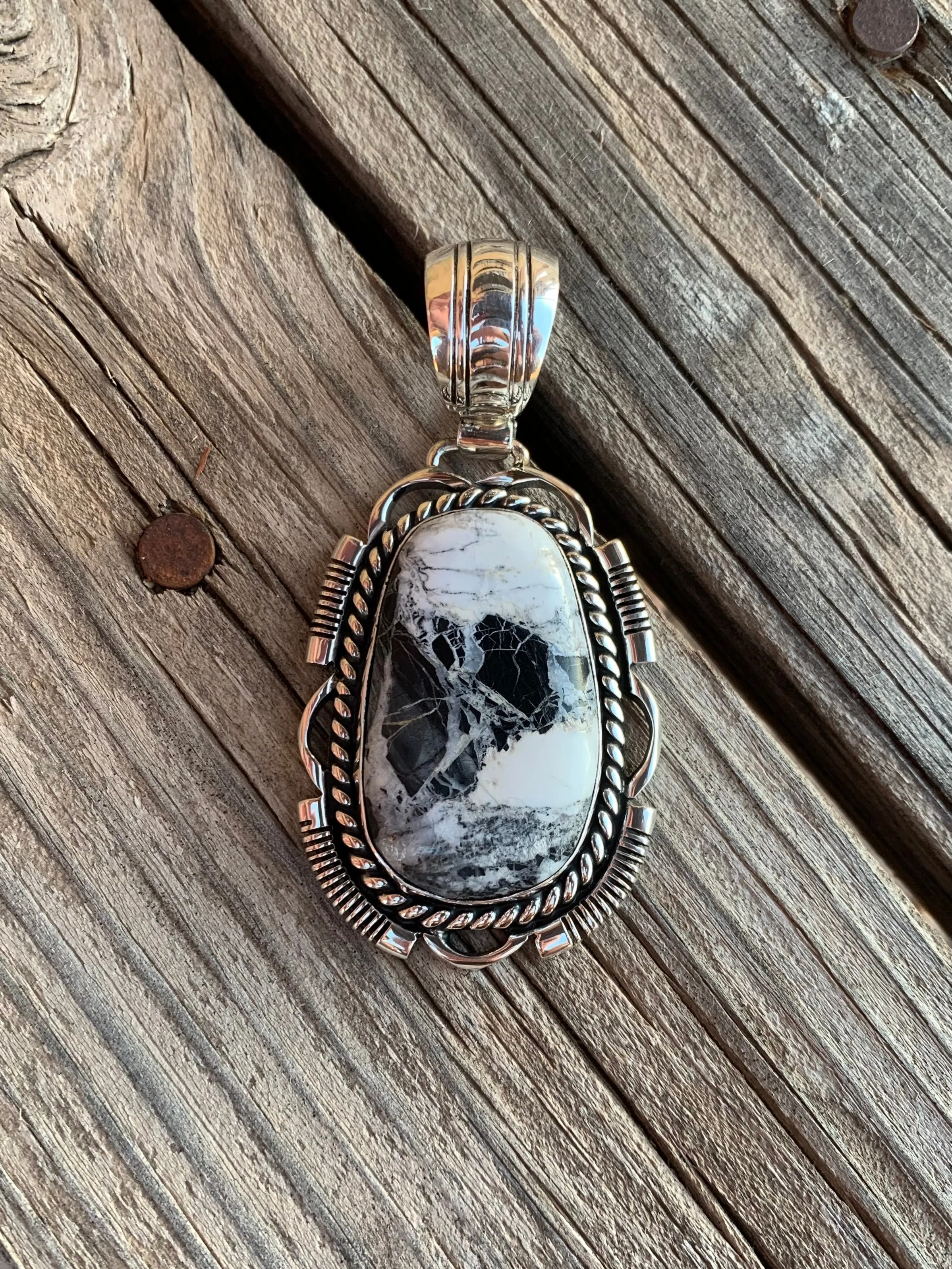 White Buffalo pendant