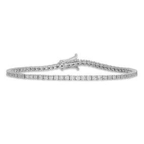 White Gold White Diamond Eternal Bracelet