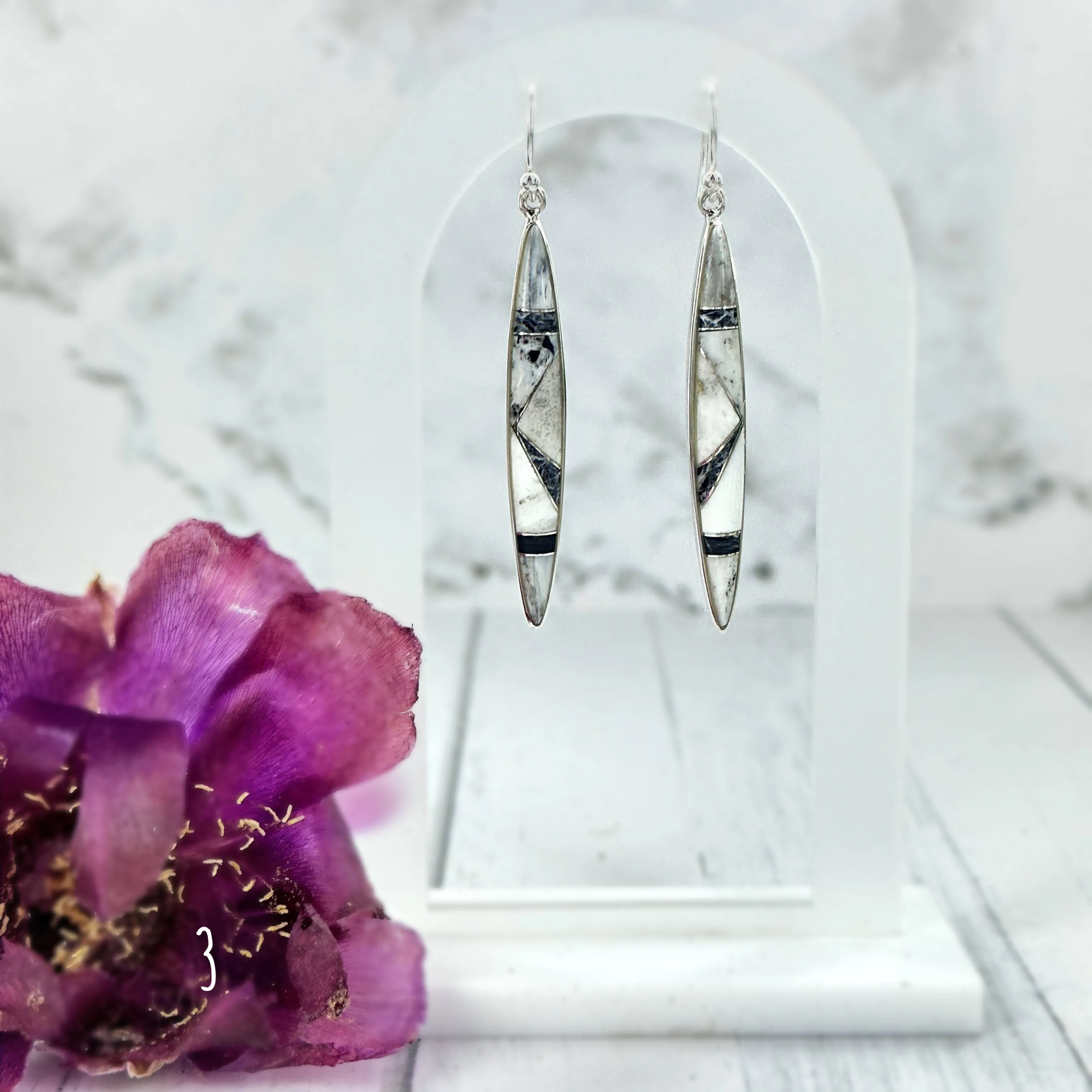 White Rain {White Buffalo} Earrings