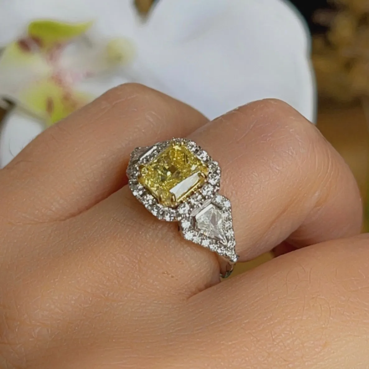 Yellow Diamond Ring