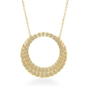 Yellow Gold Yellow Diamond Griffiness Necklace