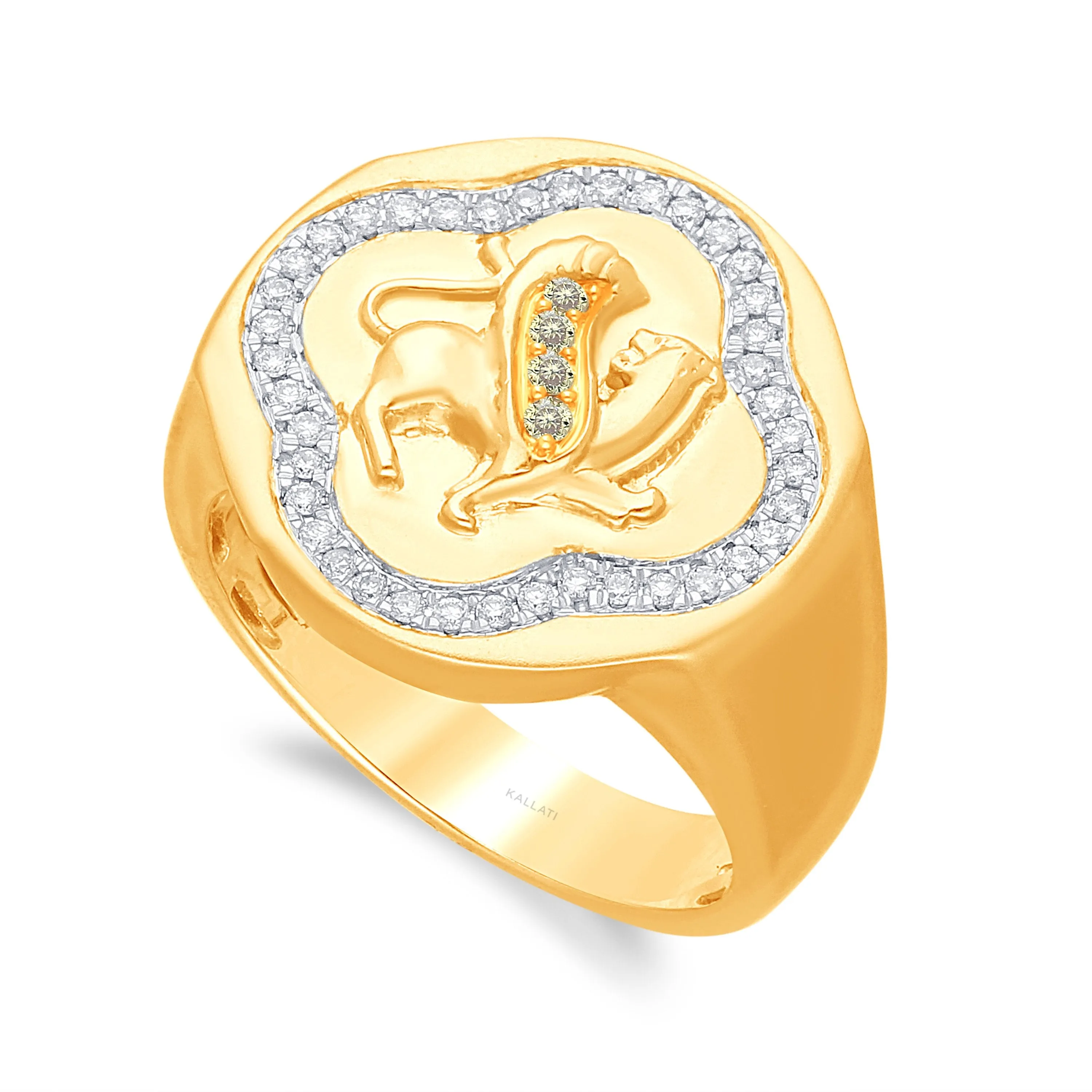 Yellow Gold Yellow Diamond Griffiness Ring