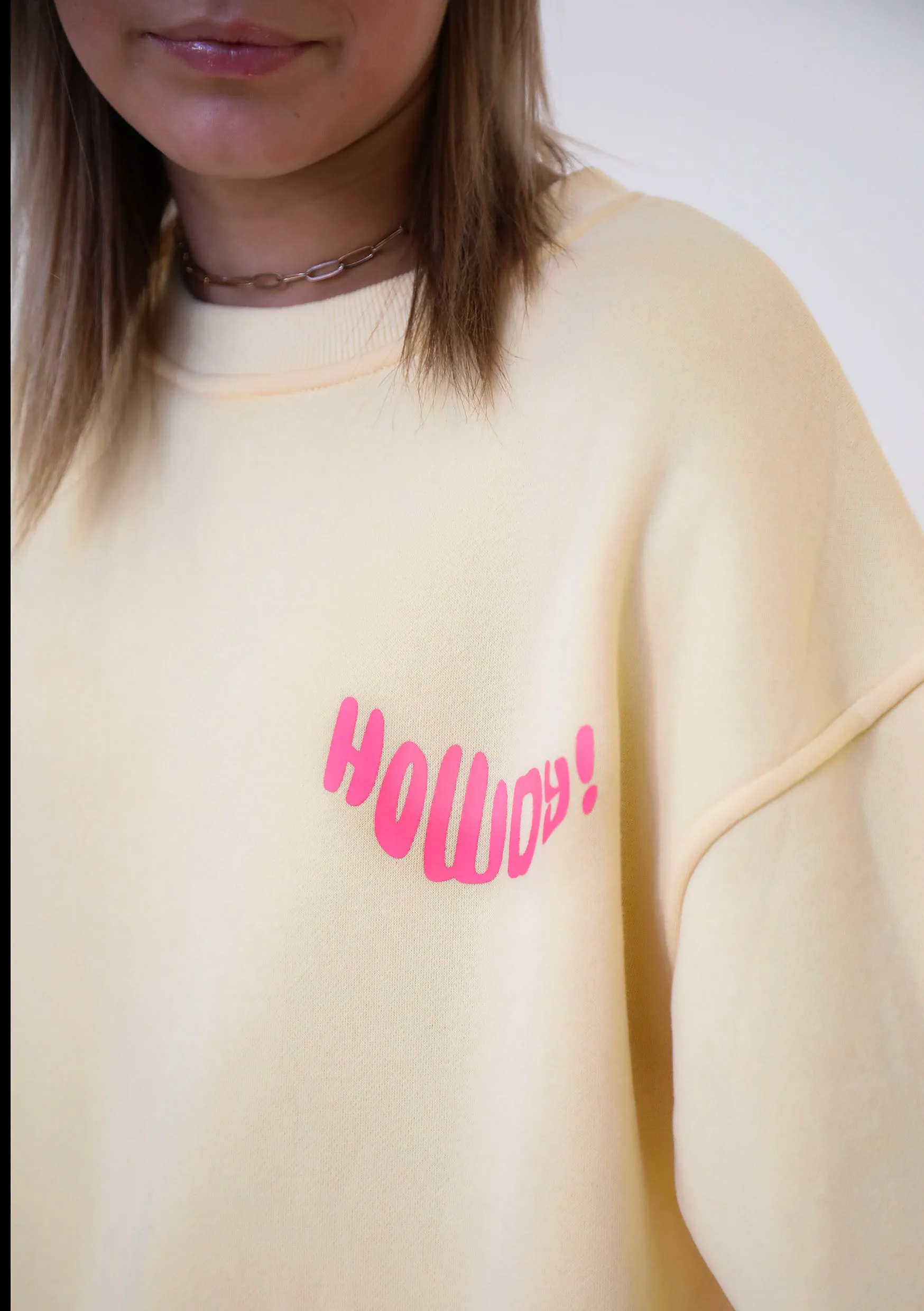 Yellow Howdy Crewneck