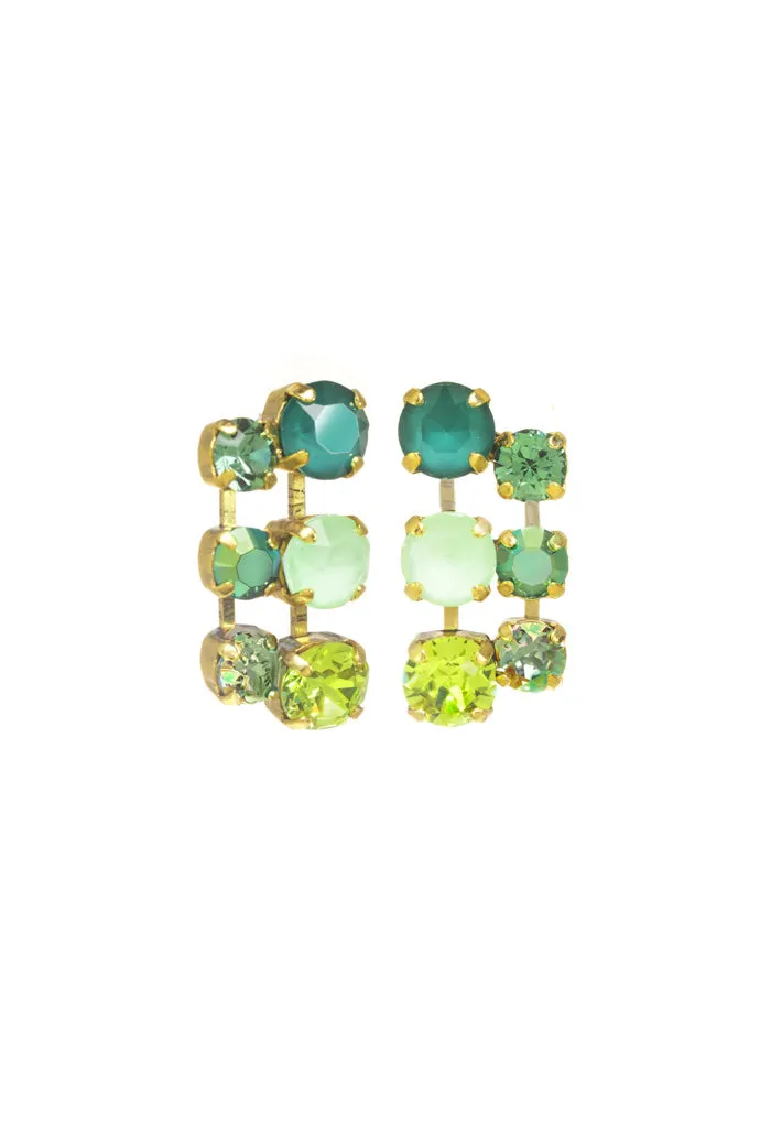 Zoe Earrings-Green